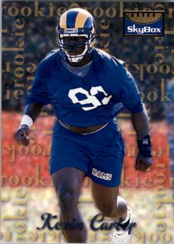 1995 SkyBox Premium #164 Kevin Carter Front