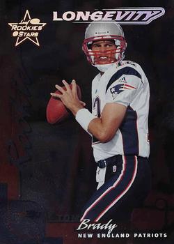 2000 Leaf Rookies & Stars - Longevity #134 Tom Brady Front