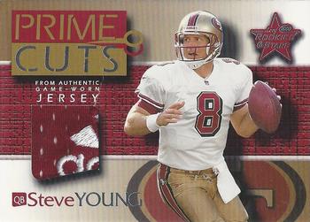 2000 Leaf Rookies & Stars - Prime Cuts #PC-24 Steve Young Front