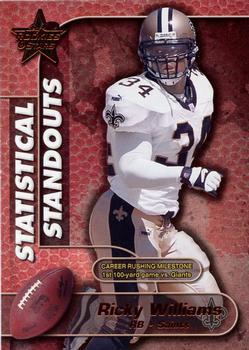 2000 Leaf Rookies & Stars - Statistical Standouts #SS-26 Ricky Williams Front