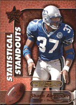 2000 Leaf Rookies & Stars - Statistical Standouts #SS-33 Shaun Alexander Front