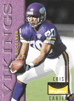1995 SkyBox Premium - Inside the Numbers #4 Cris Carter Front
