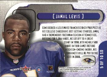 2000 Metal - Steel of the Draft #5 SD Jamal Lewis Back