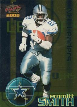 2000 Pacific - NFC Leaders #3 Emmitt Smith Front