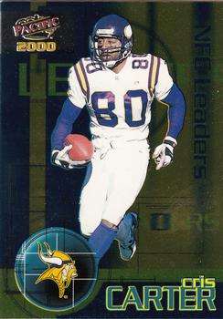 2000 Pacific - NFC Leaders #4 Cris Carter Front