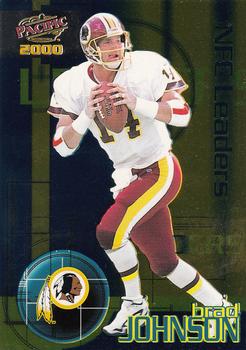 2000 Pacific - NFC Leaders #10 Brad Johnson Front