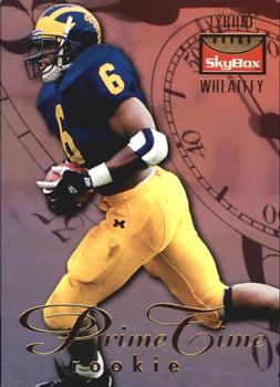 1995 SkyBox Premium - Prime Time Rookies #PT10 Tyrone Wheatley Front