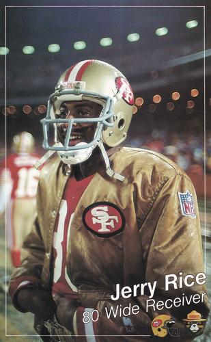 1988 San Francisco 49ers Smokey #NNO Jerry Rice Front