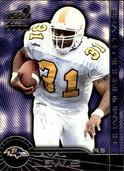 2000 Pacific Aurora - Championship Fever Silver #2 Jamal Lewis Front