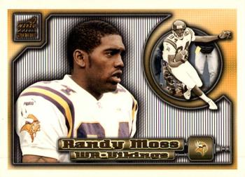 2000 Pacific Aurora - Pinstripes #80 Randy Moss Front