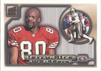 2000 Pacific Aurora - Pinstripes #128 Jerry Rice Front
