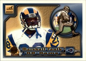2000 Pacific Aurora - Premiere Date #118 Marshall Faulk Front