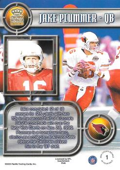 2000 Pacific Crown Royale - In Your Face #1 Jake Plummer Back