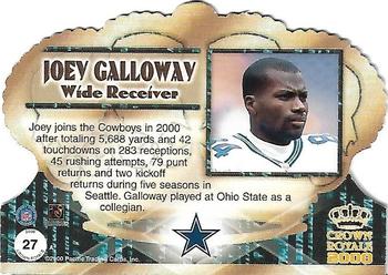 2000 Pacific Crown Royale - Limited Series #27 Joey Galloway Back