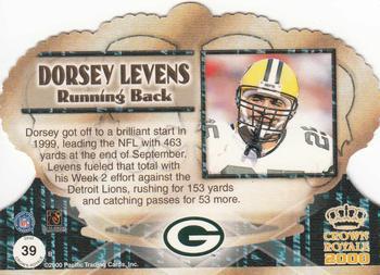 2000 Pacific Crown Royale - Limited Series #39 Dorsey Levens Back