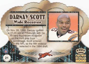 2000 Pacific Crown Royale - Retail #21 Darnay Scott Back