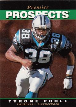 1995 SP #11 Tyrone Poole Front