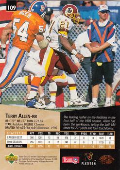 1995 SP #109 Terry Allen Back