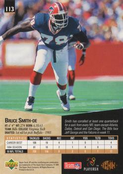 1995 SP #113 Bruce Smith Back