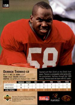 1995 SP #158 Derrick Thomas Back