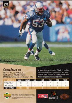 1995 SP #173 Chris Slade Back