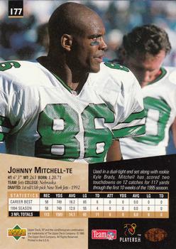 1995 SP #177 Johnny Mitchell Back