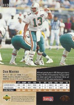 1995 SP #113 Dan Marino Back