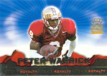 2000 Pacific Crown Royale - Rookie Royalty #24 Peter Warrick Front