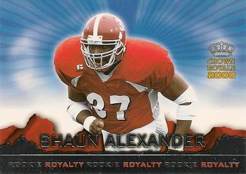 2000 Pacific Crown Royale - Rookie Royalty #1 Shaun Alexander Front