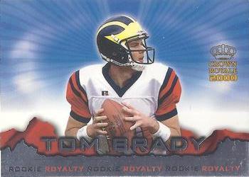 2000 Pacific Crown Royale - Rookie Royalty #2 Tom Brady Front