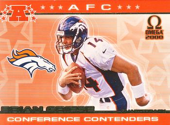 2000 Pacific Omega - AFC Conference Contenders #6 Brian Griese Front