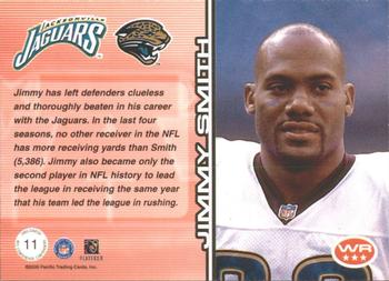 2000 Pacific Omega - AFC Conference Contenders #11 Jimmy Smith Back