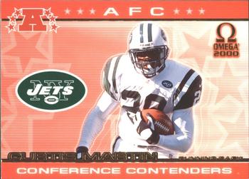 2000 Pacific Omega - AFC Conference Contenders #12 Curtis Martin Front