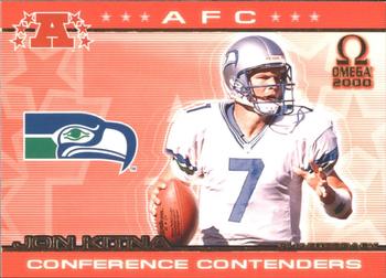 2000 Pacific Omega - AFC Conference Contenders #16 Jon Kitna Front