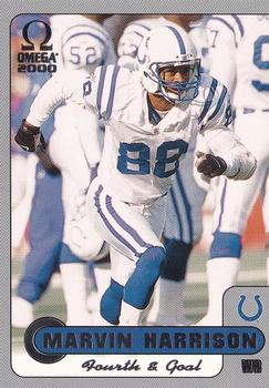 2000 Pacific Omega - Fourth & Goal #4 Marvin Harrison Front