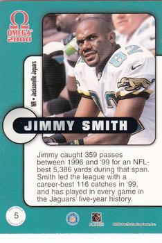 2000 Pacific Omega - Fourth & Goal #5 Jimmy Smith Back