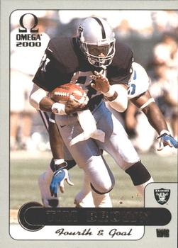 2000 Pacific Omega - Fourth & Goal #8 Tim Brown Front
