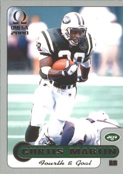 2000 Pacific Omega - Fourth & Goal #14 Curtis Martin Front
