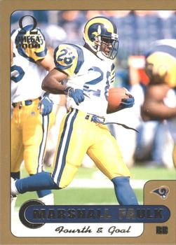 2000 Pacific Omega - Fourth & Goal #15 Marshall Faulk Front