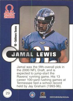 2000 Pacific Omega - Fourth & Goal #29 Jamal Lewis Back