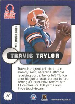 2000 Pacific Omega - Fourth & Goal #30 Travis Taylor Back