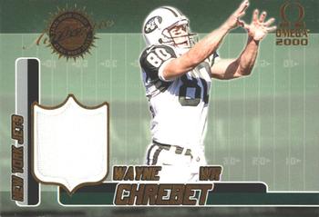 2000 Pacific Omega - Game Worn Jerseys #4 Wayne Chrebet Front