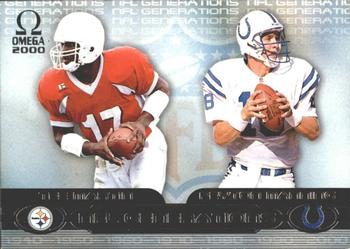 2000 Pacific Omega - NFL Generations #9 Tee Martin / Peyton Manning Front