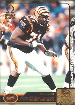 2000 Pacific Omega - Gold #30 Willie Anderson Front