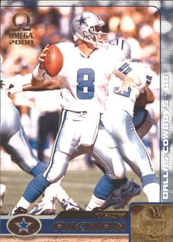 2000 Pacific Omega - Gold #37 Troy Aikman Front