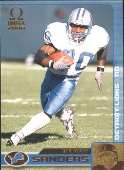 2000 Pacific Omega - Gold #51 Barry Sanders Front