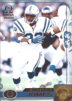 2000 Pacific Omega - Gold #59 Edgerrin James Front