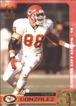 2000 Pacific Omega - Gold #69 Tony Gonzalez Front