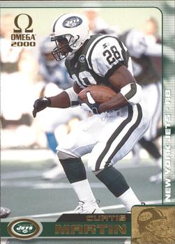 2000 Pacific Omega - Gold #94 Curtis Martin Front