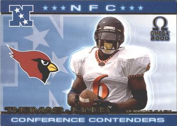 2000 Pacific Omega - NFC Conference Contenders #1 Thomas Jones Front